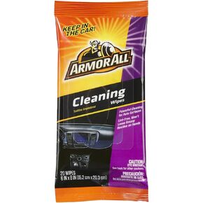 Armor All Wipes 20 Wipes in a Pouch (Protectant, Cleaning and Glass)
