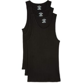 Calvin Klein Men's Cotton Classics Multipack Tanks, Black, XX-Large