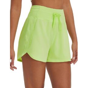 baleaf Women's 3" Athletic Shorts High Waist Running Workout Shorts with Zipper Pockets Gym Sports Quick Dry UPF 50+