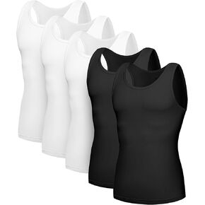 Slumbermee Mens Tank Tops Undershirts Viscose مصنوعة من الخيزران ناعم خفيفة الوزن بارد رفي