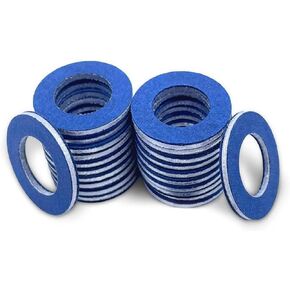 90430-12031 ، 20 pcs استنزاف زيت الكبشات المتوافقة مع 4runner Avalon Camry Corolla Tacoma Tundra لكزس الصرف النفطي غسالات ، الألومنيوم