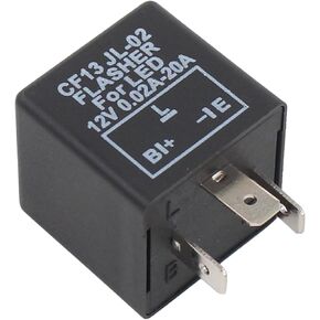 ApplianPar CF13 Electronic Flasher Relay 3-Pin for Car Vehicle LED Turn Signal Light Bulbs Hyper Blink Flash