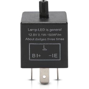 CF-13 Flasher Relay ، Three-Pin Aled Flasher Relay ، 12V Car Turn Term Relay ، Universal for Turn Fixing Firm Flash ،