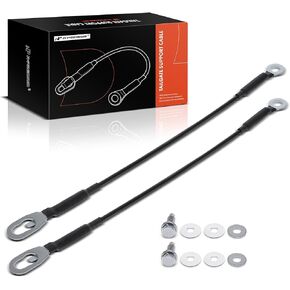 A-Premium Tailgate Support Cable Compatible with Nissan Frontier 1998-2021, 16.81 Inch, Rear Tailgate Driver and Passenger Side, 2-PC Set, Replace# 90460EA80A, 90460EA800