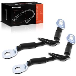 A-Premium Tailgate Cable Compatible with Chevrolet Chevy Silverado & GMC Sierra & Cadillac Escalade & Hummer H2, 15-1/8 inch Tailgate Support Strap - 16637944 16637945 88892972 88892973