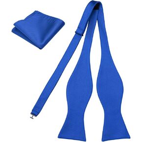 Dectwig Men's Men's Loved Tie Boy Tie و Pocket Square Men Wear Dies Black Bow Ries