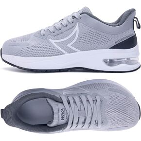 Goobon Wide Toe Box Running Women Air Walking Sneakers Wide Width Tennis Athletic Shoes