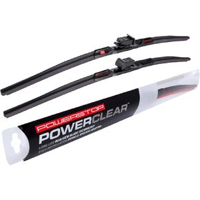 PowerStop PowerClear-PCK-2222-3-Set 22 " + 22" مجموعة شفرة الزجاج الأمامي ، قفل أعلى لشيفي Silverado 1500/2500/3500 ، GMC Sierra 1500/2500/3500 ، Suburban ، Yukon ، Escalade [نموذج محدد]