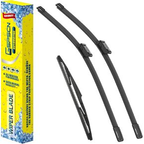 GSPSCN 3 Wipers Replacement For Kia Carnival 2024 2023 2022，Original Equipment Windshield Wiper Blades Set 26"+20"+12"(Set of 3)
