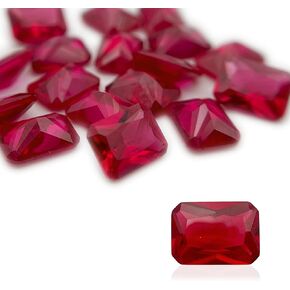 20pcs فضفاضة الاصطناعية الحجر السائبة الجملة الإشعاع قطع الحجر الكوروند الحجر الأحجار الكريمة جيمز VVS درجة (5x3/6x4/7x5/8x6mm)