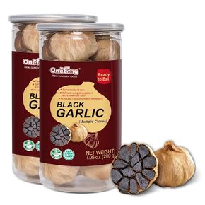 ONETANG Black Garlic 8.82 Oz (250g.), Whole Black Garlic Fermented for 90 Days, Super Foods, Non-GMO, Non-Additives, High in Antioxidants, Ready to Eat for Snack Healthy, Healthy Recipes