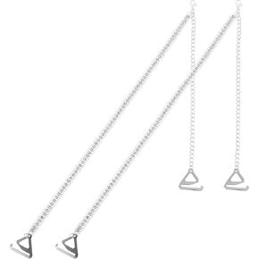 Sexy Rhinestone Bra Straps, 2Pcs Rhinestone Shoulder Straps Jewelry Crystal Strap Chain Bra Shoulder Chain Jewelry for Women