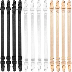 12pcs Bra Strap Holders for Slipping, Adjustable Keep Bra Accessories Strap from Holder