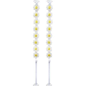 Floral Bra Straps Decorative,Cute Pink Daisy Flower Shoulder Straps for Bra