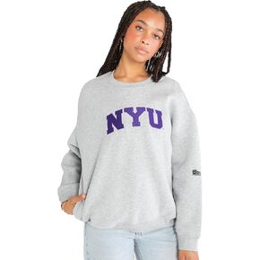 Hype & Vice Nyu Offside Crewneck - GREY, S