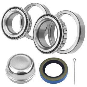 L44649 L68149 Trailer Bearing Kit لمحور مقطورة 3500 رطل ، L68149 Trailer Axle Bearing Kit مع غطاء الشحوم 1.98 "