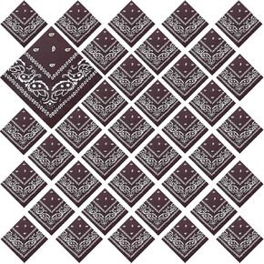 36 Pack Bandanas for Women Men Cowboy Bandana Novelty Bandanas Bulk Paisley Bandana Scarf for Party Costume in Kuwait