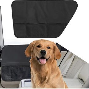 Mandark 1Pair Car Door Protector for Dogs, Waterproof Vehicle Door Covers from Pet Dog Scratching, Auto Side Door Window Pet Protection Guard Accessories, Universal for SUV, Sedan, Truck