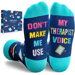 Mental Health Therapist Gifts for Women Men - Physical Therapist Gifts for Female Male Psychologist Gifts Aba Therapist Gifts, Therapist Socks