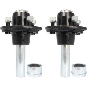 مجموعات محور المقطورة مع 4 على 4 "Bolt Idler Hub & 1" Round BT8 Spindle -2Pack