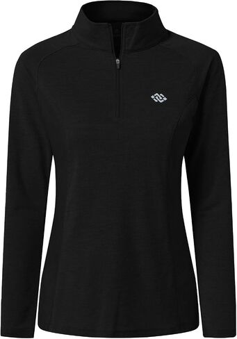 Mofiz Women's Long Sleeve Golf Polo Shirt 1/4 Zip Upf 50+ Sun Protect in Saudi Arabia
