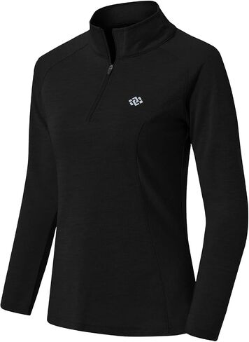Mofiz Women's Long Sleeve Golf Polo Shirt 1/4 Zip Upf 50+ Sun Protect in Saudi Arabia
