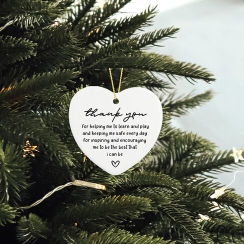 Teacher Appreciation Gifts Ceramic Ornament Keepsake Sign Heart Plaque Best Teacher Gifts for Women Birthday Christmas Teacher Thank You Gifts for Teacher from Student in Saudi Arabia