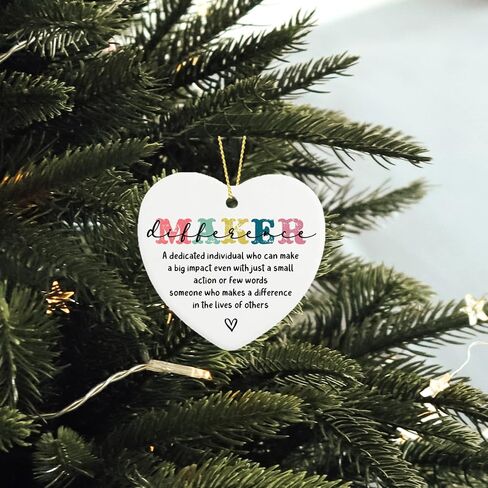 Teacher Appreciation Gifts Ceramic Ornament Keepsake Sign Heart Plaque Best Teacher Gifts for Women Birthday Christmas Teacher Thank You Gifts for Teacher from Student in Saudi Arabia