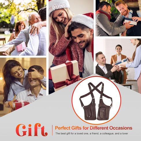 Double Shoulder Armpit Bag for Men, Anti-Theft Hidden Adjustable Strap Holster, Water Resistant Crossbody Pack in Kuwait