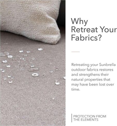 Sunbrella استعادة واقي النسيج | رذاذ مائي للأقمشة في الهواء الطلق | سهل الاستخدام ، غير PFAS | حماية واستعادة تنجيد | 16 أوقية in Kuwait