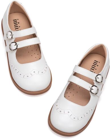 Frank Mully Girls Flats Mary Jane Shoes Round Toe Dress School Oxford Flats for Toddler/Little Kid in Saudi Arabia
