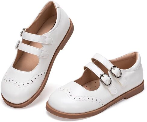Frank Mully Girls Flats Mary Jane Shoes Round Toe Dress School Oxford Flats for Toddler/Little Kid in Saudi Arabia