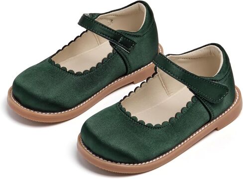 THEE BRON Toddler Girls Mary Jane Shoes Floral Cut-Out Oxfords Dress Flats in Saudi Arabia
