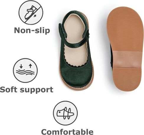 THEE BRON Toddler Girls Mary Jane Shoes Floral Cut-Out Oxfords Dress Flats in Saudi Arabia