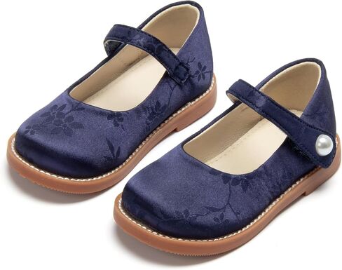 THEE BRON Toddler Girls Mary Jane Shoes Floral Cut-Out Oxfords Dress Flats in Saudi Arabia