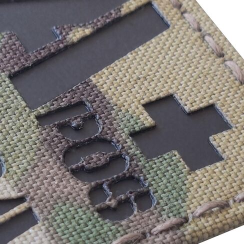 Reflective APOS NKDA A+ Blood Type 2x2 IFAK Tactical Morale Touch Fastener Patch in Saudi Arabia