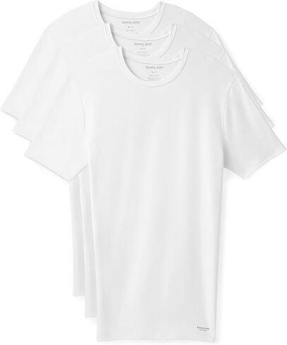 Tommy John Men's Second Skin Modal Modal Crewneck البقاء مدسوسًا أقل من 3 عبوات in Kuwait