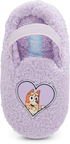 Bluey & Bingo Plush Kids Slippers - Cozy Slip-On Aline Slippers for Boys & Girls Featuring, Bandit, Chilli & Bingo in Kuwait