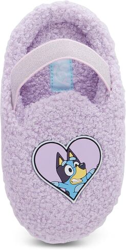 Bluey & Bingo Plush Kids Slippers - Cozy Slip-On Aline Slippers for Boys & Girls Featuring, Bandit, Chilli & Bingo in Kuwait