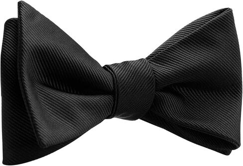 Dectwig Men's Men's Loved Tie Boy Tie و Pocket Square Men Wear Dies Black Bow Ries in Kuwait