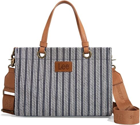 Montana West x Lee Small Tote Bag for Women Work, Stripe Crossbody Bag Top-handle Handbags in Kuwait