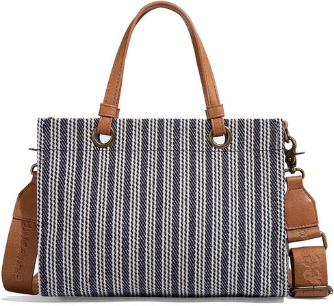 Montana West x Lee Small Tote Bag for Women Work, Stripe Crossbody Bag Top-handle Handbags in Kuwait