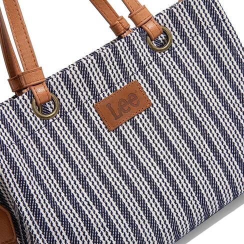 Montana West x Lee Small Tote Bag for Women Work, Stripe Crossbody Bag Top-handle Handbags in Kuwait