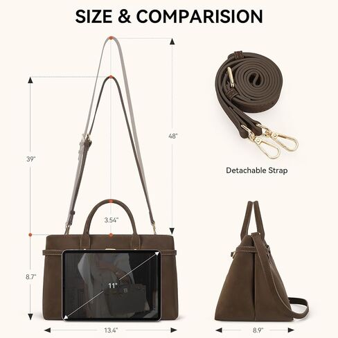Bostanten Top Honge المحافظ للنساء حقيبة Satchel Blage من جلد الغزال النباتي حقائب اليد Crossbody مع حزام قابل للتعديل in Kuwait