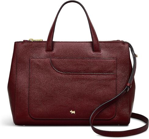 RADLEY London Pockets Soft 2.0 Women's Medium Leather Ziptop Satchel Bag in Saudi Arabia