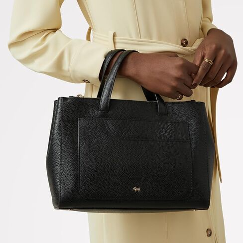 RADLEY London Pockets Soft 2.0 Women's Medium Leather Ziptop Satchel Bag in Saudi Arabia