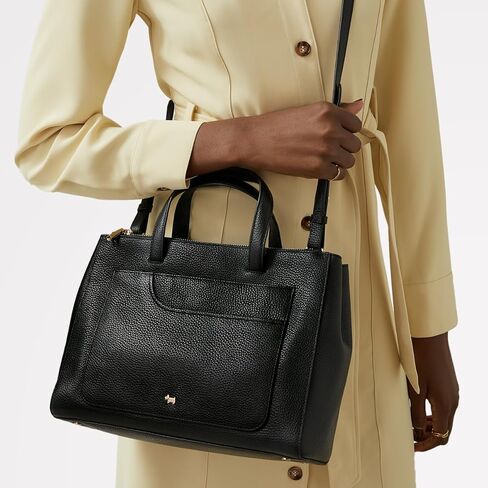 RADLEY London Pockets Soft 2.0 Women's Medium Leather Ziptop Satchel Bag in Saudi Arabia