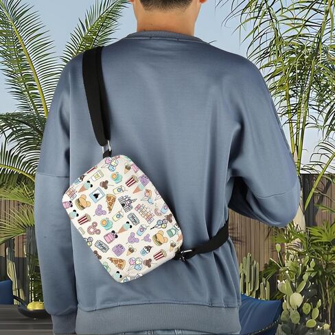 Fairytale Fans Crossbody Bag Factor Trip Gift Mouse Ice Cream Messenger Bag Magic*M Gift Snacks Lover Gift in Kuwait