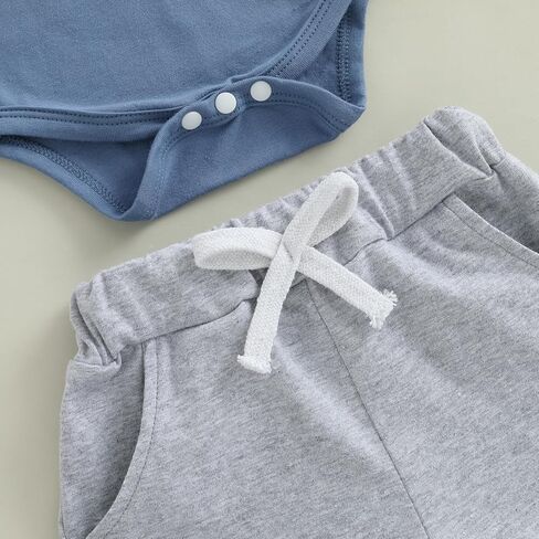 Toddler Baby Girl Clothes Summer Short Sleeve Letter Shirt Casual Shorts Big Sister Little Sister Matching Outfits in Kuwait