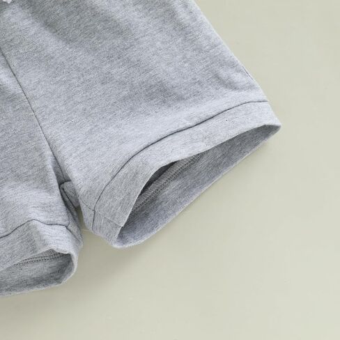 Toddler Baby Girl Clothes Summer Short Sleeve Letter Shirt Casual Shorts Big Sister Little Sister Matching Outfits in Kuwait